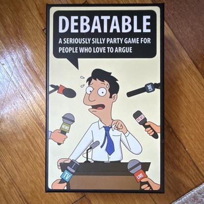 Mindmade Debatable Party Game Debate Theme 3-16 Players 18+ Sand Timer