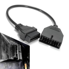 Shakas 1 PC OBD1 Scanner Connector, 12 Pin to OBD1 to OBD2 16 Pin Scanning Di...
