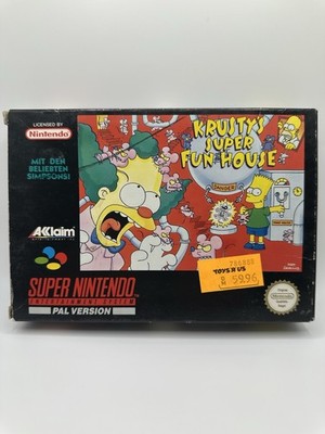 Krustys Super Fun House  - SNES Spiel in OVP - Simpsons