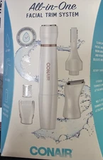 Conair All-In-1 Facial Hair Removal for Women, Cordless Electric Trimmer, Perfec