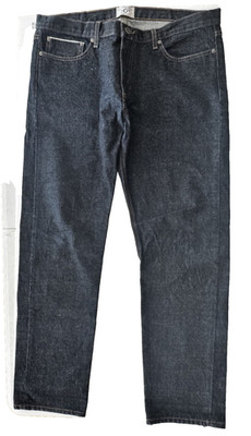 New Rustic Dime Japenese Slim Straight Men Dark Wash Jeans Street Sz 38/32