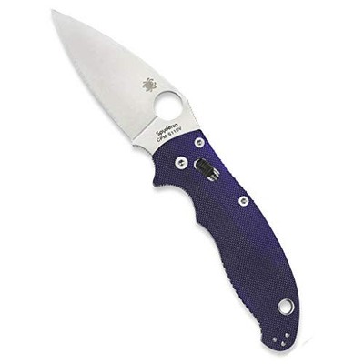 Spyderco Manix 2 C101GPDBL2 CPM S110V Camping Folding Knife Dark Blue G10 Handle