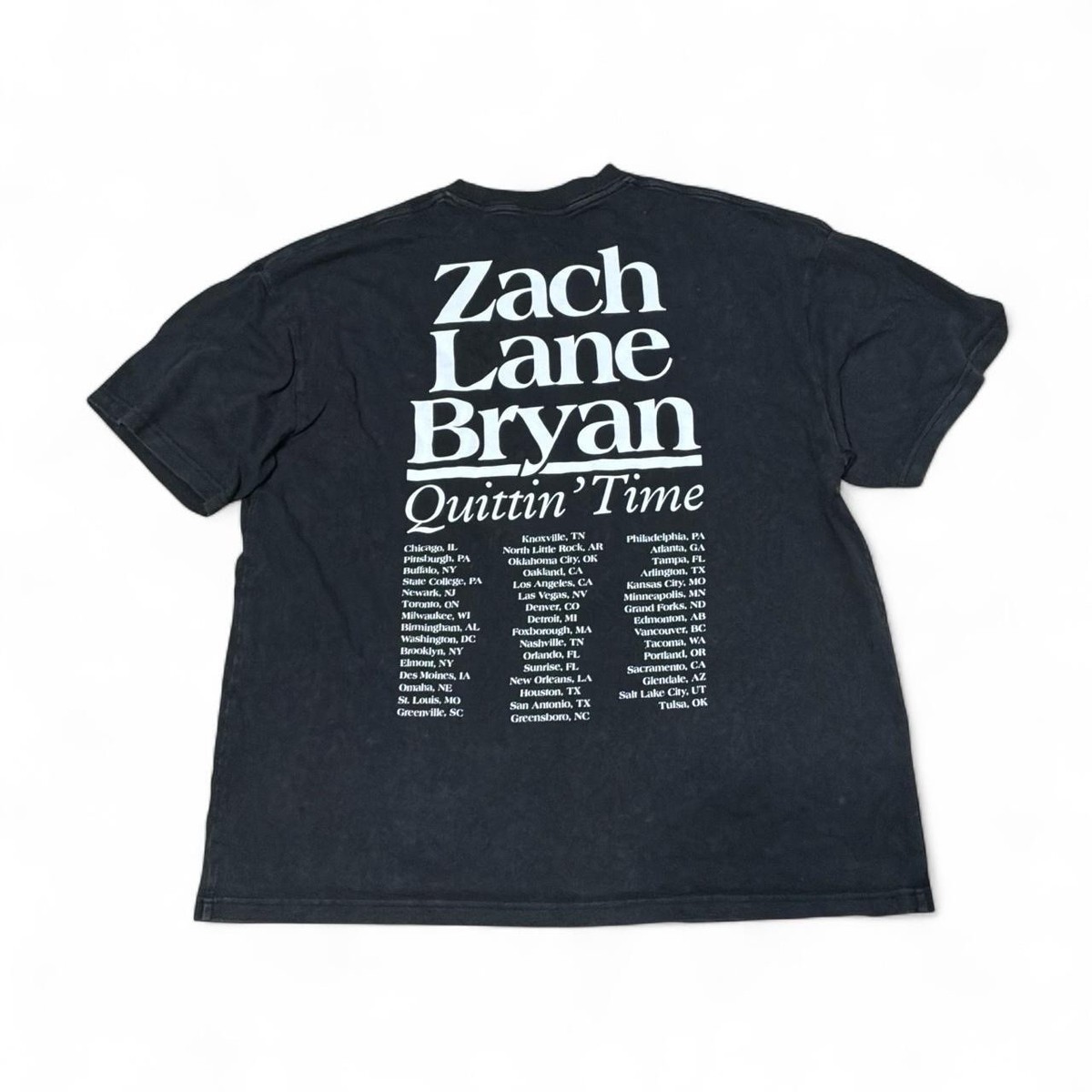 zach bryan Silhouette tour shirt View 4
