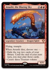 Atsushi, the Blazing Sky #236 NM Commander: Secrets of Strixhaven SOC Magic MTG