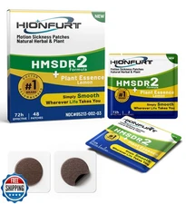 Hionfurt HMSDR2 48ct Motion Sickness Patches with Plant Essence – Lemon – Sea
