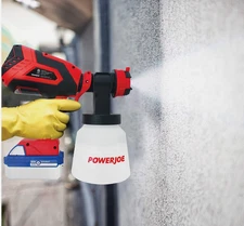 Paint Sprayer Kit Sun Joe 24V-PS1 24V Cordless HVLP Red OPEN BOX NEVER USED