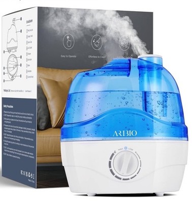Luftbefeuchter, 2,2L, leise, 360°, Auto, 24h, Schlafzimmer, Kinderzimmer