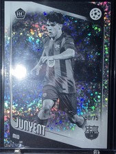 Topps 2025-26 UEFA Club Quim Junyent Rookie FC Barcelona #93 -  50/75 B&W Sparkl