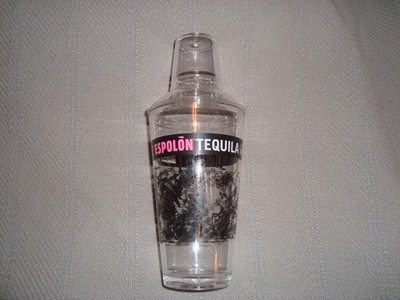 BRAND NEW! ESPOLON COCKTAIL DRINK SHAKER TEQUILA PLASTIC 8.5'' TALL
