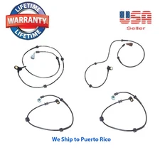 SET of 4 ABS wheel Speed Sensor Front Rear Fit NISSAN Titan 2004-2007 8 Cyl 5.6L