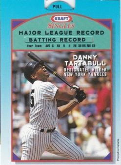 1994 Kraft Singles Superstars #11 Danny Tartabull YANKEES