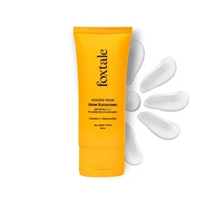 Foxtale SPF 50 Vitamin C Glow Sunscreen with PA++++ & Niacinamide 50 Ml