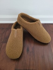 Bombas Men's Sunday Sherpa Slippers Size 13 Toffee Brown EUC
