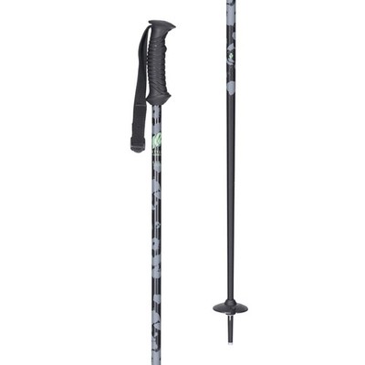 K2 Style Aluminum Ski Poles, Black, 44'' MY24