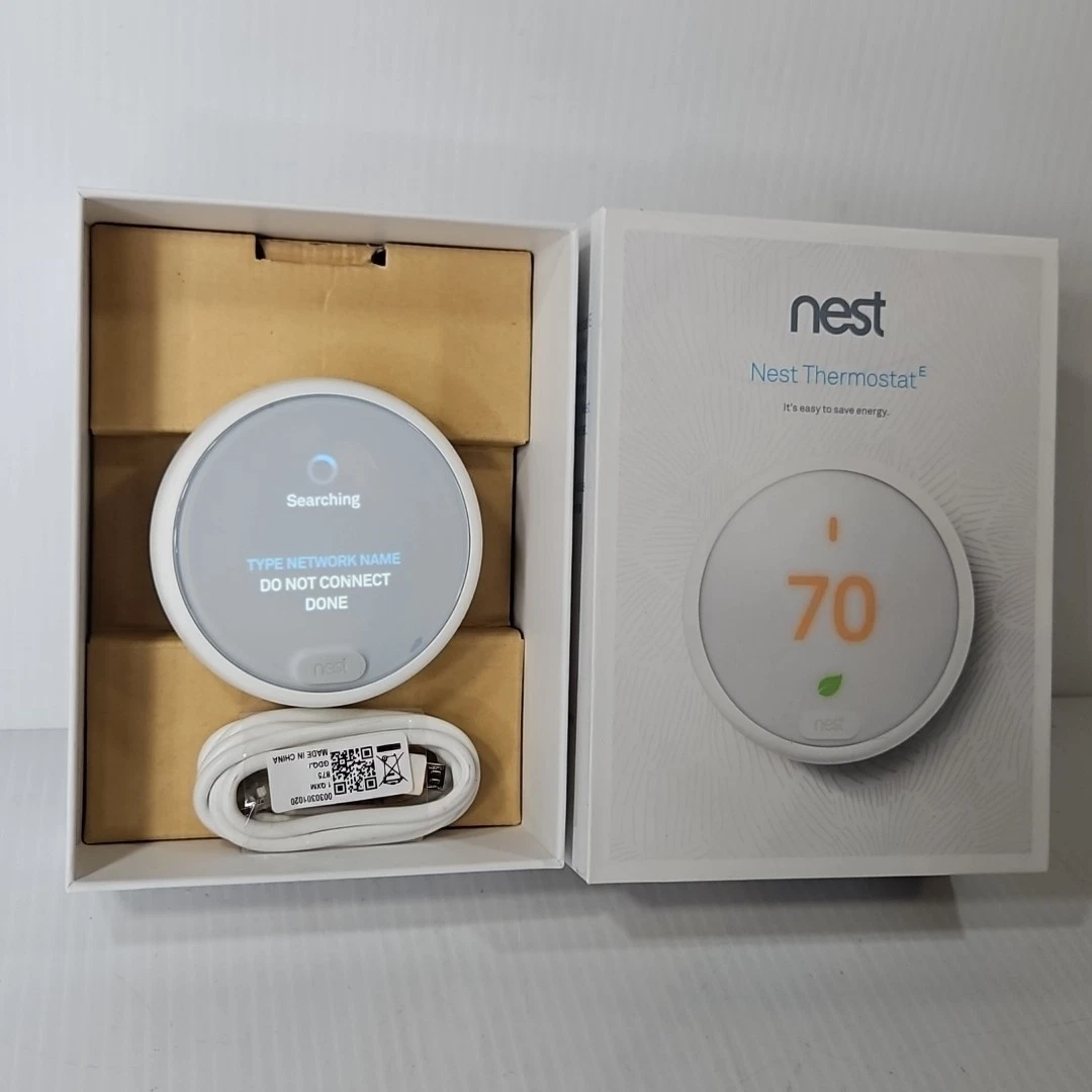 Nest Thermostat E Programmable Smart Thermostat for Home, App Controlled