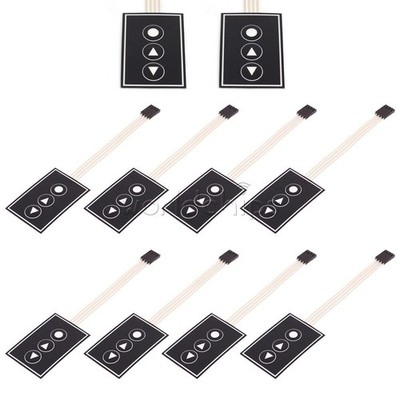 10pcs 1x3 array 3key 1*3 keys membrane switch keypad keyboard 36 *lj