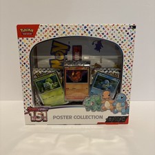 Pok mon TCG Scarlet Violet 151 Poster Collection Box 3 Packs Promos Sealed