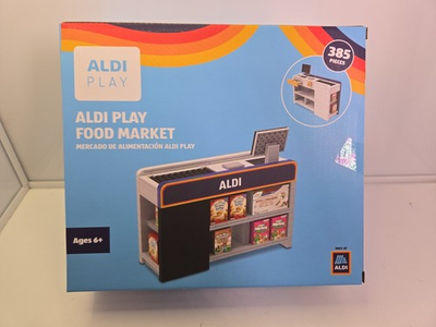 #ad Aldi Play FOOD MARKET 385 Pieces Grocery Movable Parts New In Box $19.99