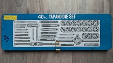 Vintage 40pc Metric Tap Die Set In Original Case