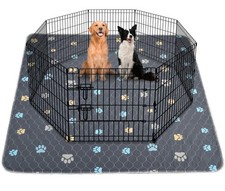 Washable Puppy Dog Pee Pad 48'' X 48'' 100 Waterproof - Reusable Training Mat