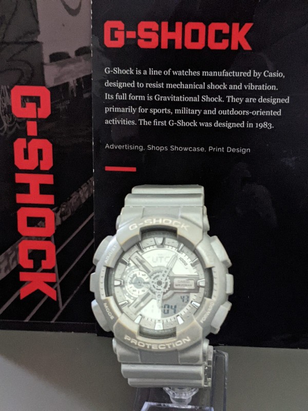 Casio G-Shock GA-110BC-8A Analog-Digital Watch – No Reserve Auction – MSRP $140 