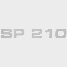Sea-Doo Boat Raised Decal 162398-01 | SP 210 Silver Sticker