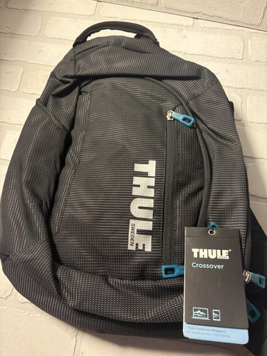 Mochila bandolera Thule Sweden Crossover negra para computadora portátil de viaje