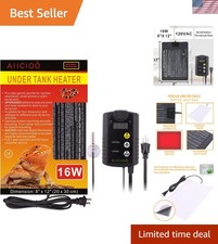 Efficient 16W Reptile Heat Mat with Digital Temperature Control for Terrarium