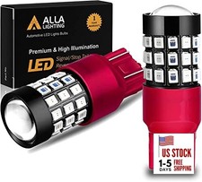 Newly Upgraded 7440 7443 LED Brake Stop, Tail, Turn Signal Lights Pure Red