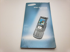 Samsung SGH D500 USER GUIDE