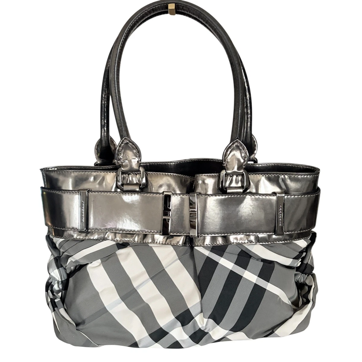 Burberry Silver Metal Bags & Handbags for Women for sale | eBay