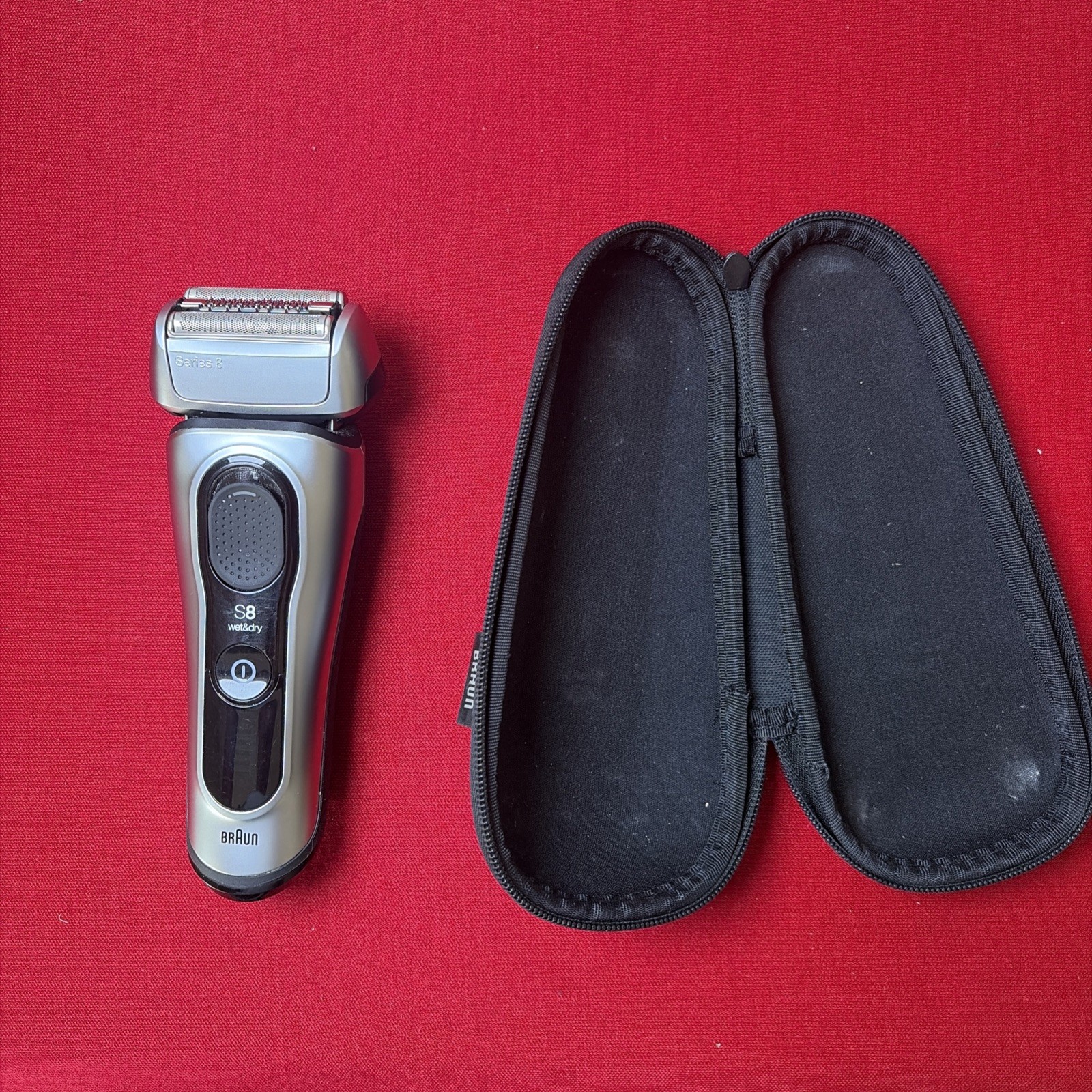 Braun Series 8 S8 Men's Electric Shaver, Wet Dry Rechargeable, No Charger