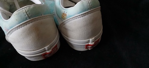 VANS Bob Esponja Pantalones Cuadrados Old Skool Bikini Burbuja Talla 10 con caja - Imagen 5 de 15