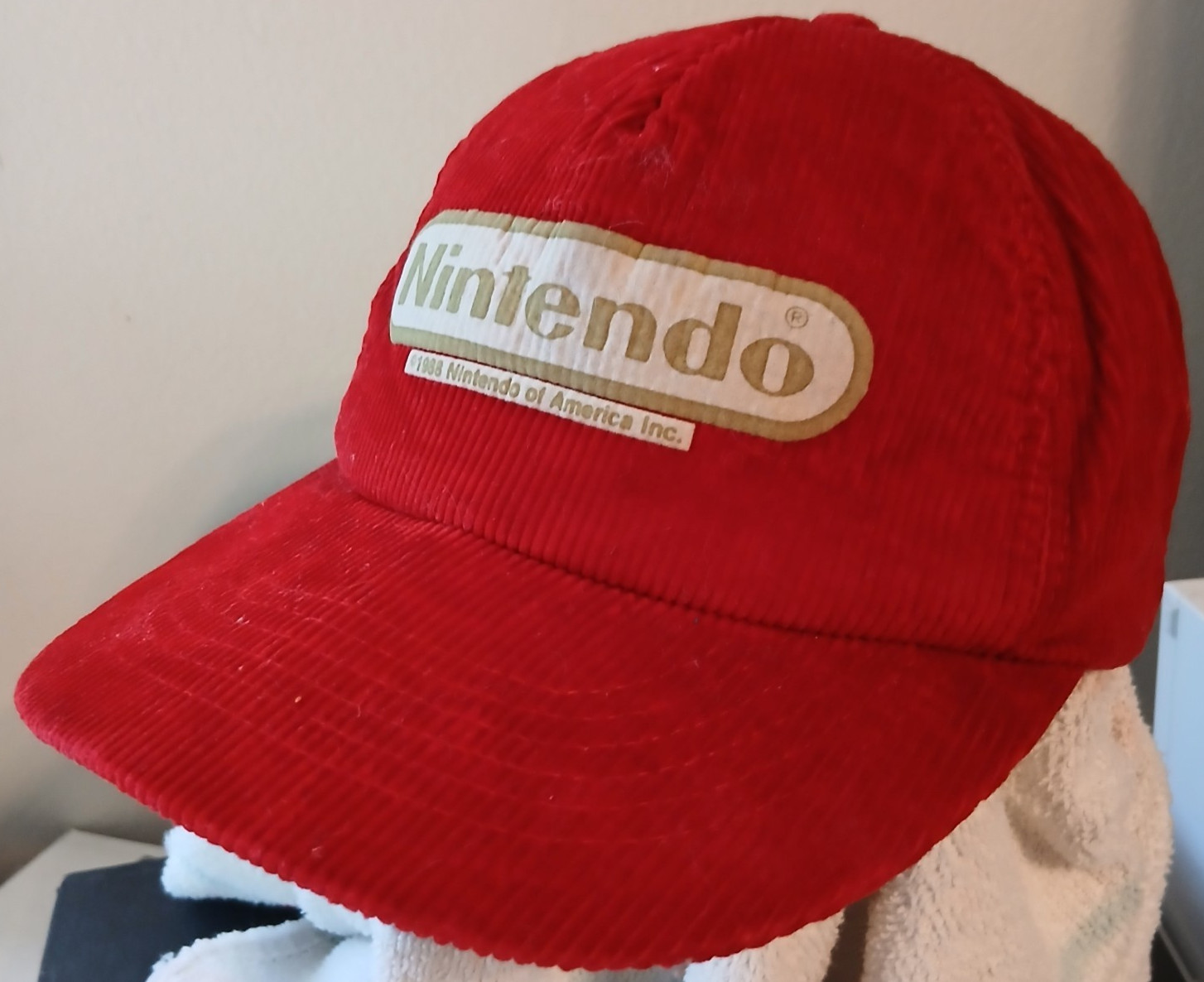 80s Nintendo USAヴィンテージ キャップ Vintage 1980s Nintendo NOVA Corduroy Snapback Hat Cap… - Gem