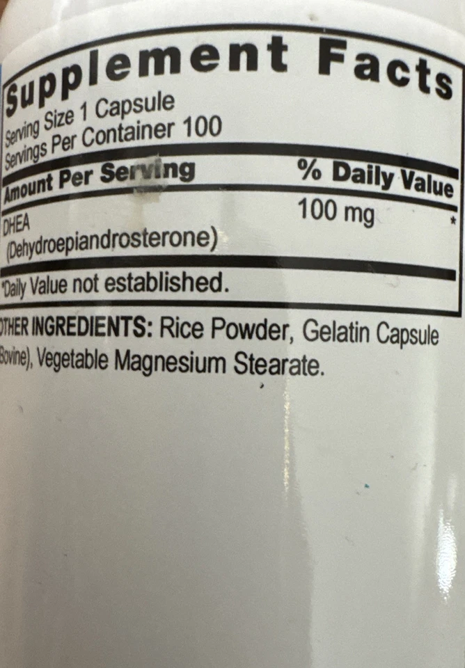 Cápsulas Rite Aid DHEA caduca 09-2026 Foto 2 de 3