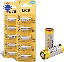 Alkaline 23A Batteries 10 Pack LW-23A-10 LiCB