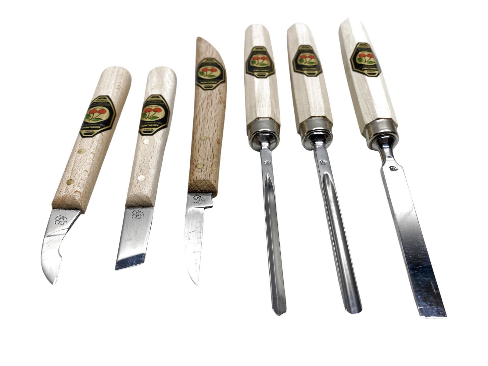 Juego de talla CEREZAS 3 punzones + 3 cuchillos B-WARE