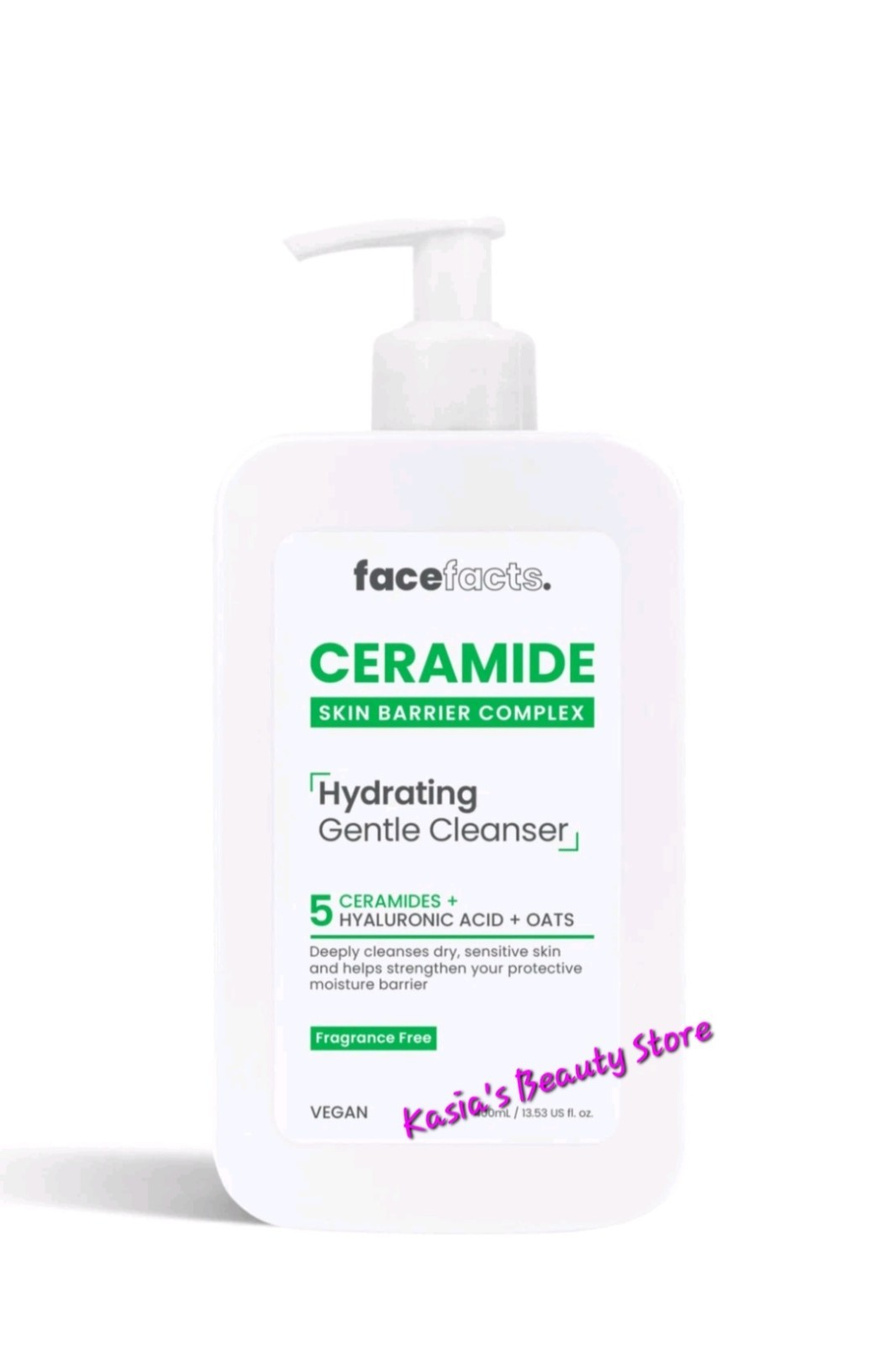Face Facts Ceramide Hydrating Gentle Cleanser 5 Ceramides+ Hyaluronic Acid 200ml