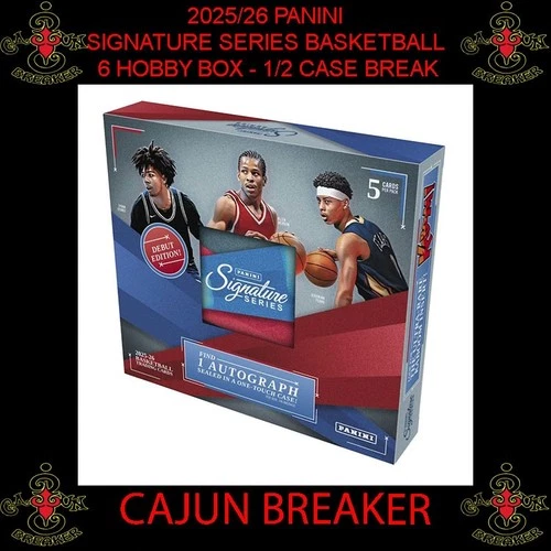 MEMPHIS GRIZZLIES *6 HOBBY BOX 1/2 CASE BREAK* 2025/26 PANINI SIGNATURE SERIES D