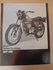1972 ?   AMF Harley Davidson SST250 UK  Brochure Catalog sst-250
