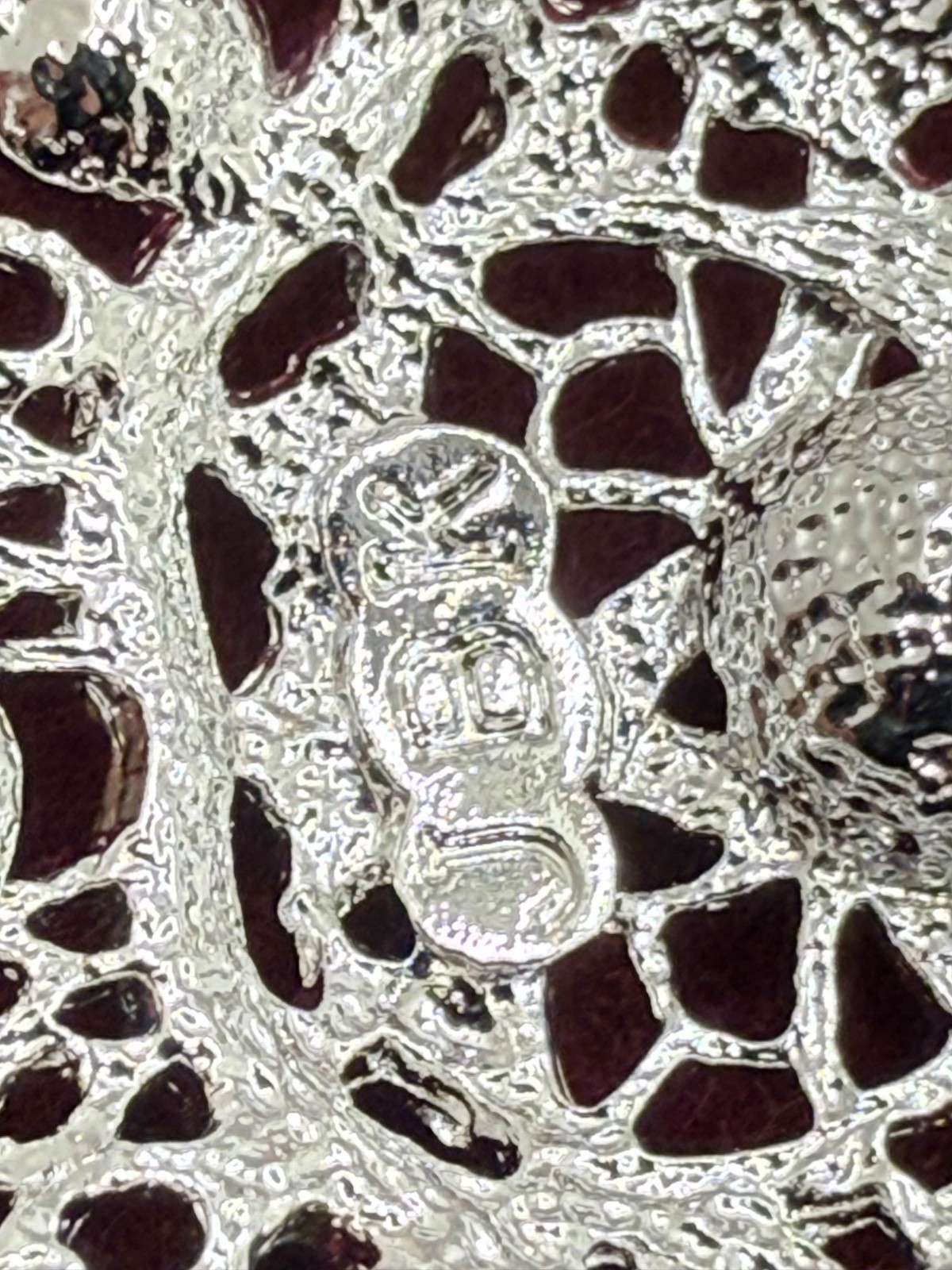 Vintage Camrose Kross JBK Necklace Faux Pearl Filigree COA 27"