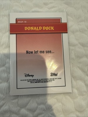 2026 Disney Neon DONALD DUCK #MSSP-10 Mickey Shorts SHORT PRINTS