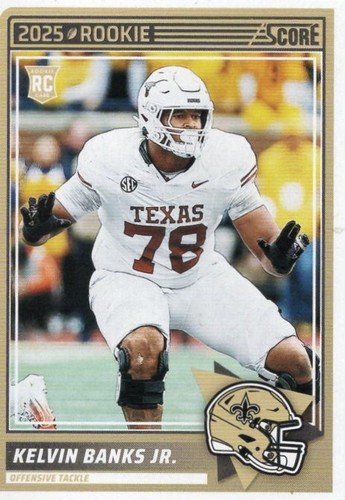 2025 Panini Score Kelvin Banks Jr. RC #23