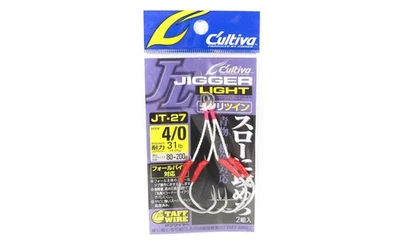 Owner JT-27 Jigger Light Twin Assist Hooks Size 4/0 (4707) - Photo 1/4