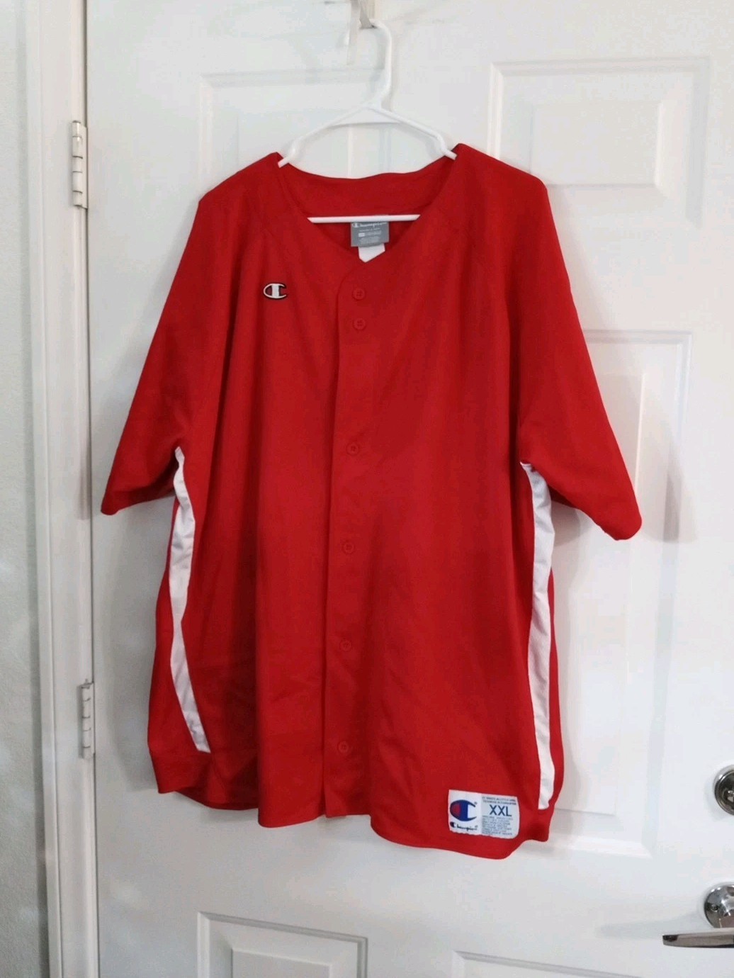 Champion Double Dry Button Down Baseball Jersey r… - image 1
