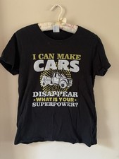 Funny Tow Truck Wrecker Wheel Lift Repo Impound T-shirt Mens Medium Black