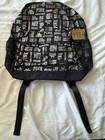 317 Victoria’s Secret PINK Classic Backpack Black/Silver Foiled Logo Rare NWT