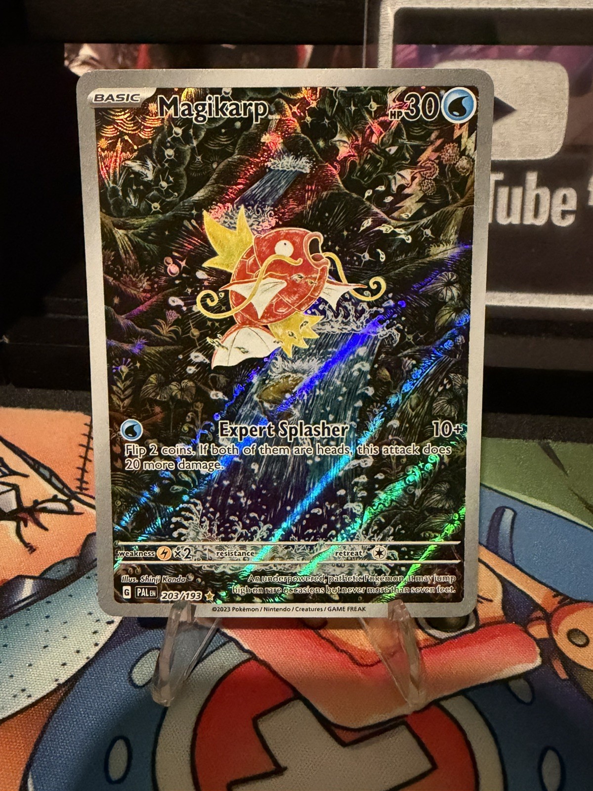 Magikarp 203/193 Paldea Evolved Illustration Rare Holo Pokemon Card NM English
