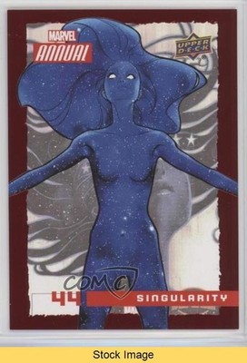 2016 Upper Deck Marvel Annual Red Singularity #44 READ 4i0