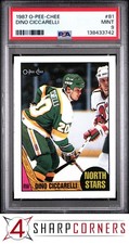 1987 O-PEE-CHEE #81 DINO CICCARELLI HOF PSA 9
